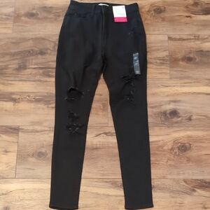 NWT SO Super High Rise Black Jeggings